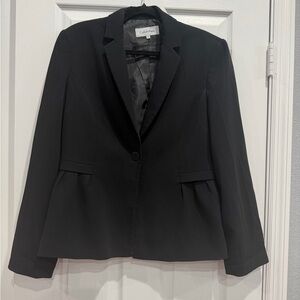 Calvin Klein Women's Elegant Black Suit Jacket
